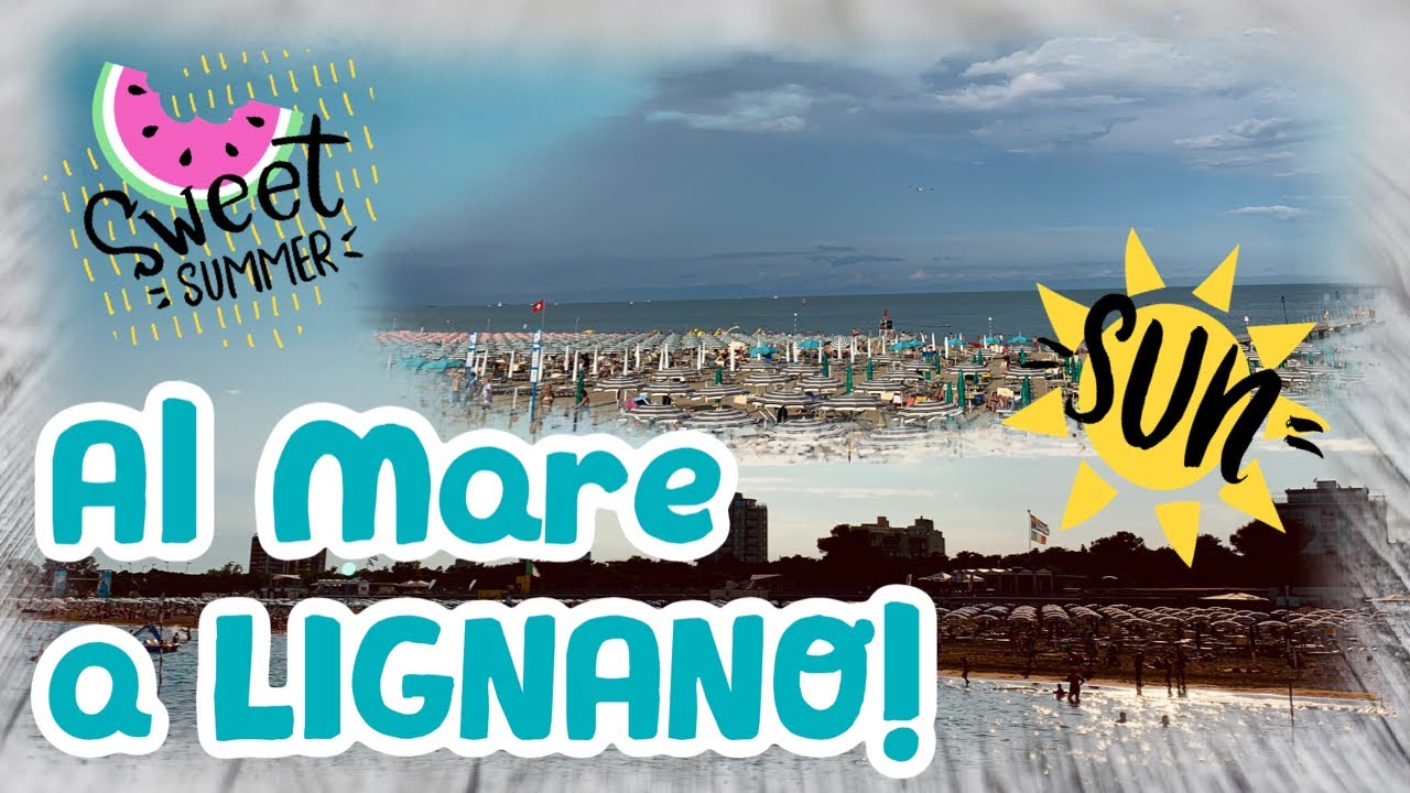 TUTTO DIVERSO! AL MARE A LIGNANO PINETA! | Vlog 23.06.19
