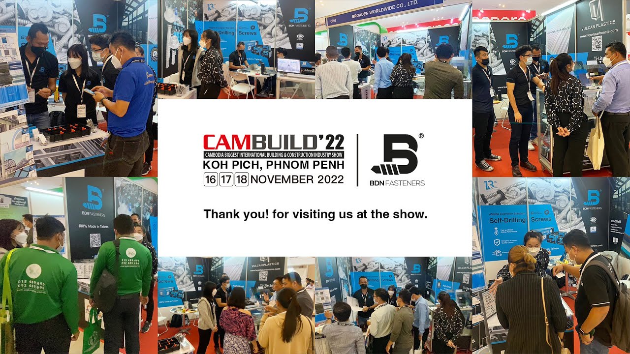 Cambuild 2022 Expo - BDN Fasteners