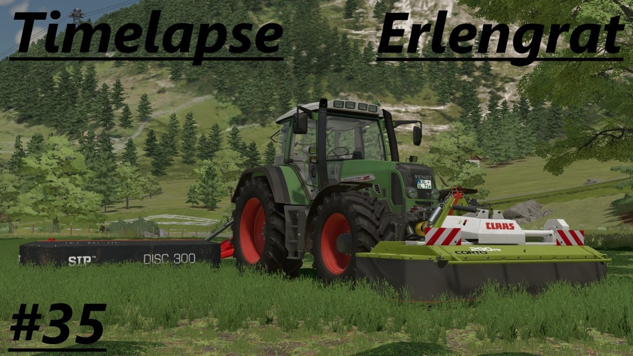 LS22 Timelapse Erlengrat #35 Der erste Schnitt des Jahres!