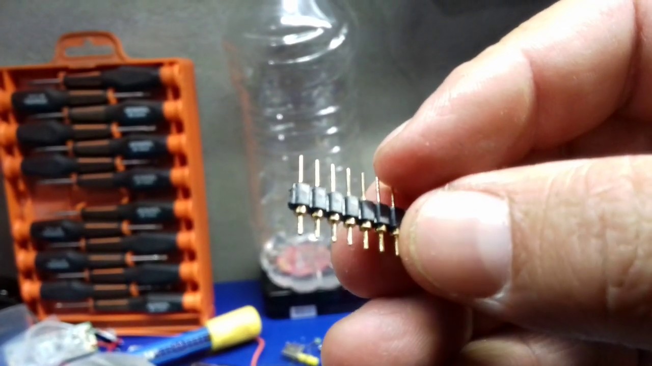 Conexión de un PCB dos caras (Through-hole)