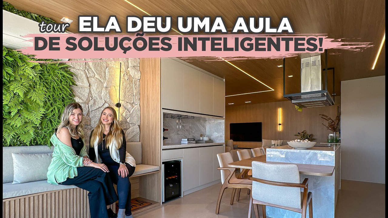 Ela ECONOMIZOU MUITO trocando MDF por uma SOLUÇÃO INTELIGENTE 😮 nesse APÊ de 88m² | GABY GARCIIA