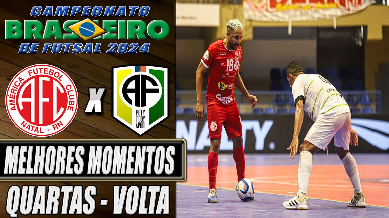 Am&eacute;rica-RN X Apodi | Quartas | Jogo de Volta | Campeonato Brasileiro de Futsal 2024 (07/09/2024)