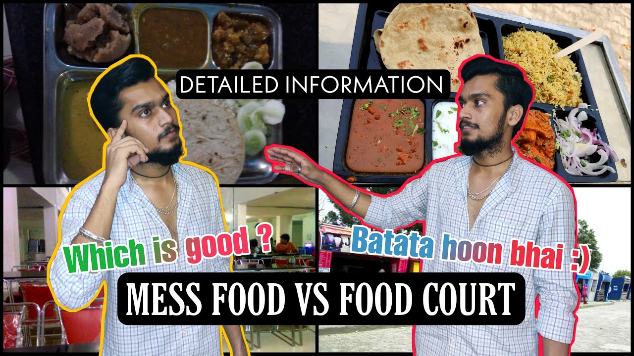 #lpu Hostel Mess Food VS Food Court || 🤔 Which Is Good ? ||  Best Lpu Food Court ?  || Non veg 😲 ?