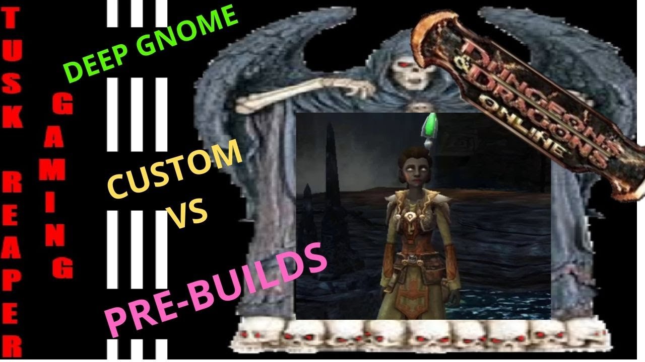 DDO Iconic Deep Gnome Pre Made vs Customized  Wizard Builds