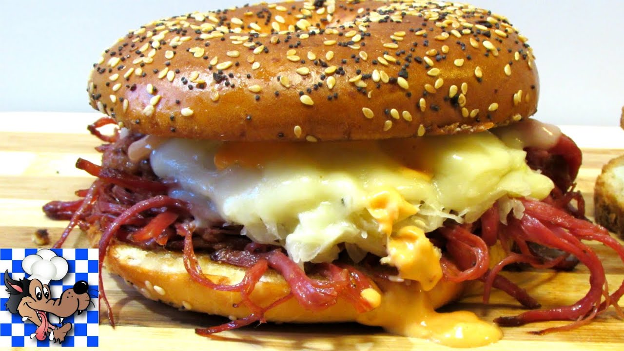 Pulled Corned Beef Reuben Sandwich - How to Make an EPIC Reuben!!
