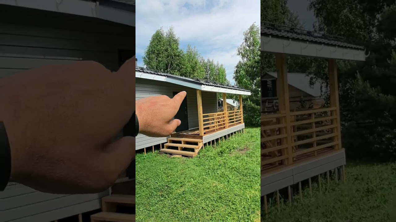 Сдаём одноэтажный каркасный дом #стройка #дача #дом #каркасник #house #home #building#diy#work#wood