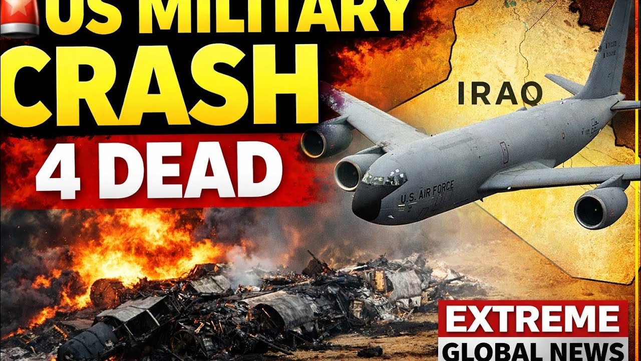 Breaking: US Military Aircraft Crash in Iraq &ndash; 4 Crew Members Dead | Extreme Global News  2026 03 14