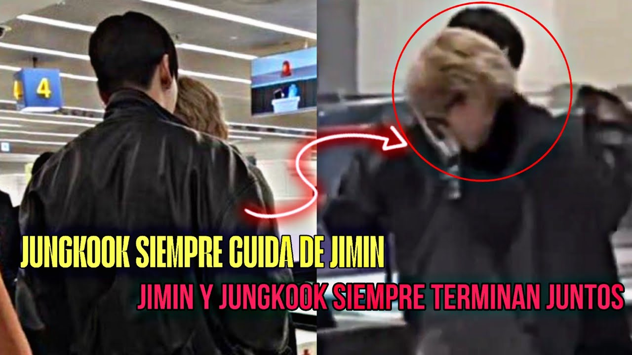 JIKOOK-¿CASUALIDAD? JUNGKOOK NO SE SEPARA DE JIMIN EN PÚBLICO 👀🔥
