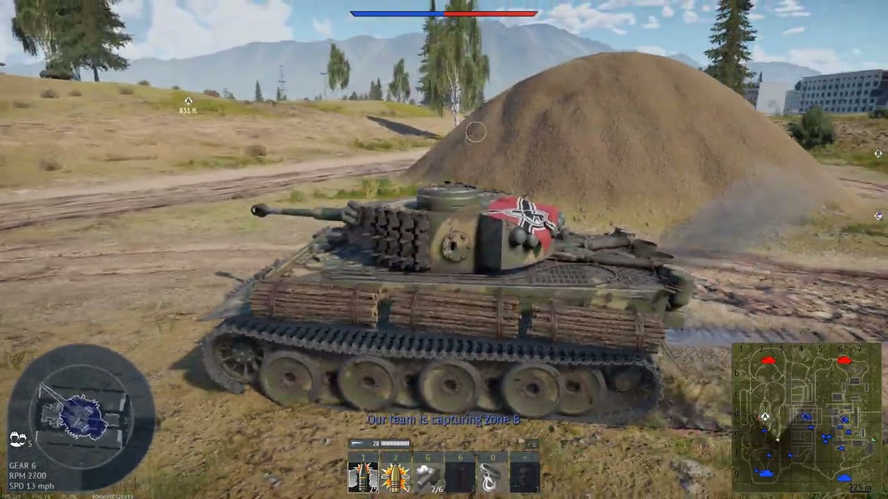 War Thunder gameplay unedited