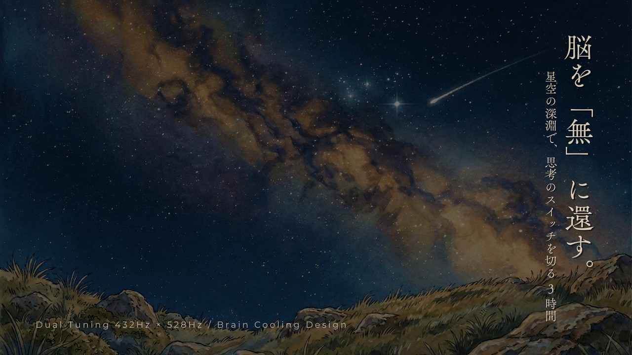 【脳の断食】脳を「無」に還す。星空の深淵で、思考のスイッチを切る3時間