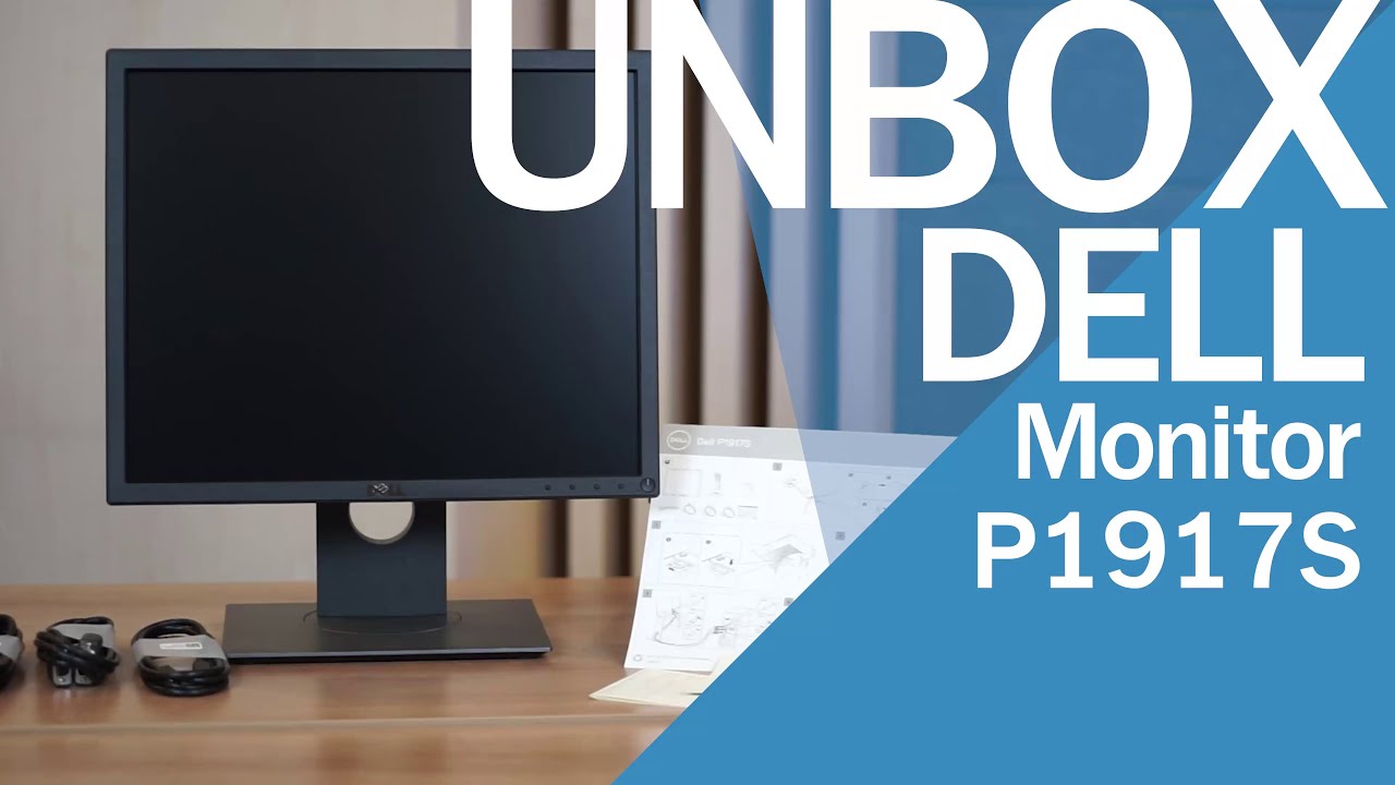 แกะกล่อง DELL Monitor P1917S Unbox