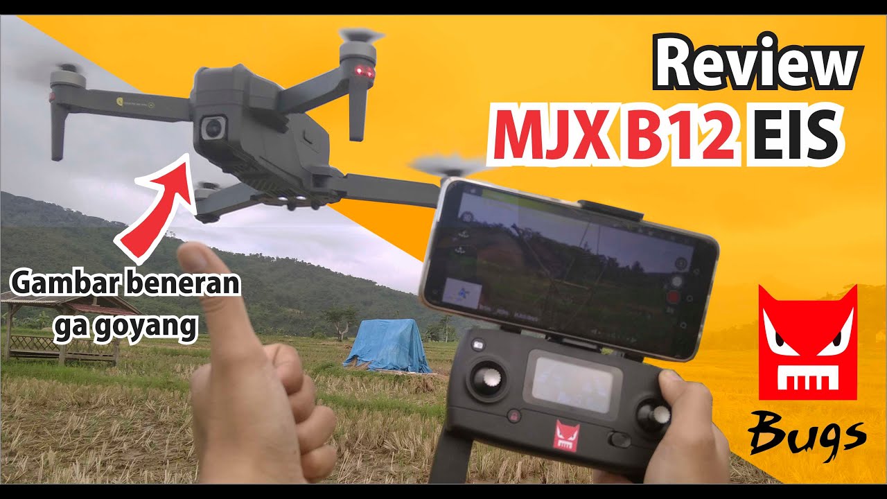 REVIEW MJX B12 EIS 4K DRONE FENOMENAL 2021
