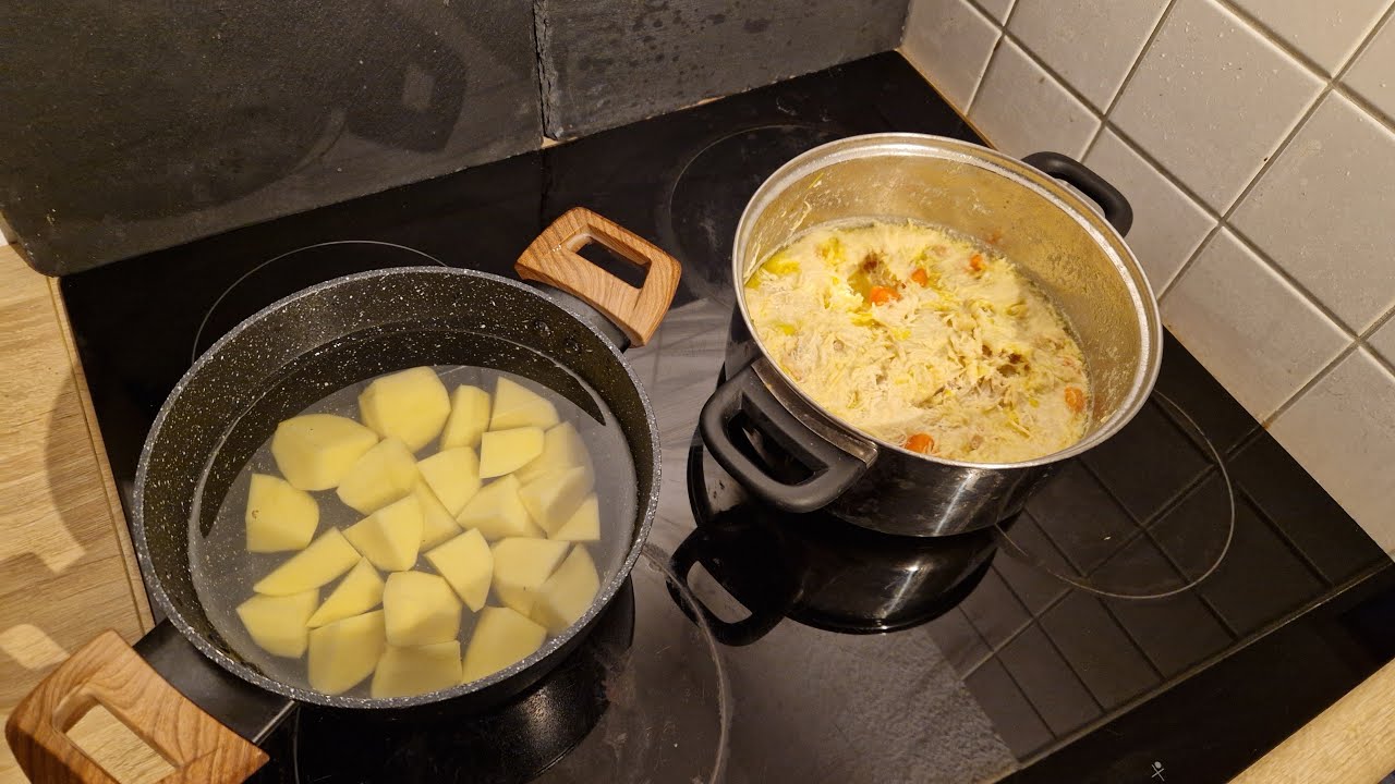 Hühnerfrikassee mit Kartoffeln /Lasst uns gemeinsam essen/