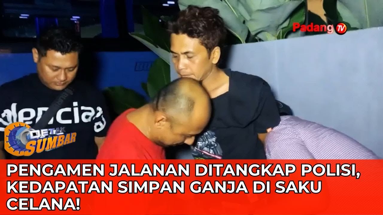 Pengamen Jalanan Ditangkap Polisi, Kedapatan Simpan Ganja di Saku Celana!