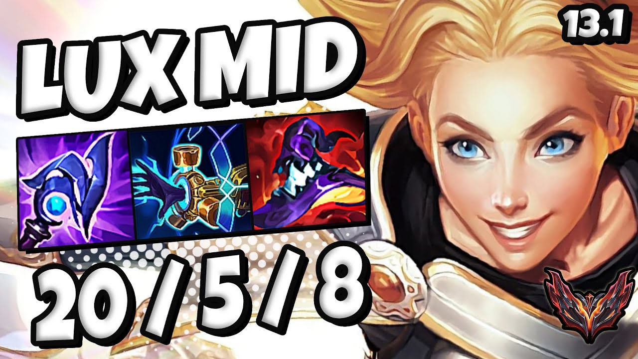 Powerfull Lux MID vs Vex | EUW Grandmaster Patch 13.1 | Season 13 ✅