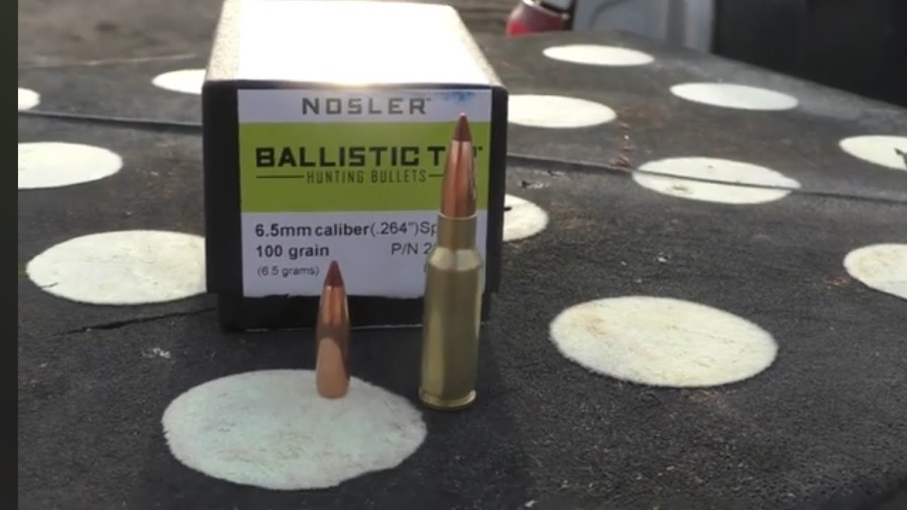 6.5 Grendel: Nosler 100gr ballistic tip