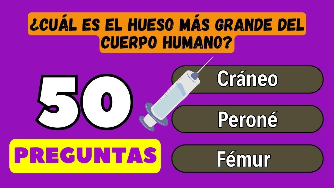 &iquest;CU&Aacute;NTO SABES SOBRE MEDICINA?🩺  AVERIGUA SI ERES CAPAZ DE SALVAR UNA VIDA