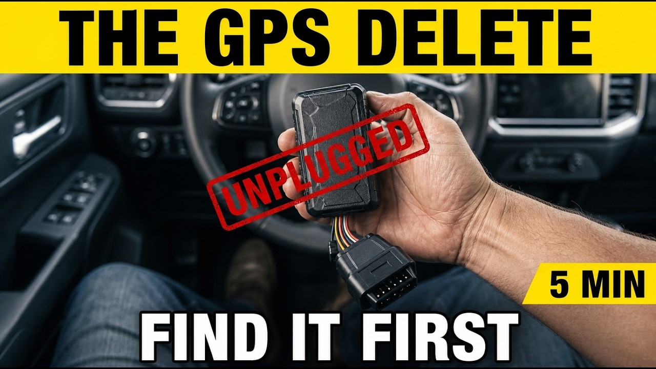How Smart Buyers Are Removing GPS Trackers Before They Ever Leave the Lot (The Pre-Delivery Check)
