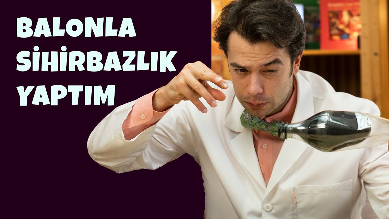 Balonla Sihirbazlık Yaptım - (Evde Deneyin!)