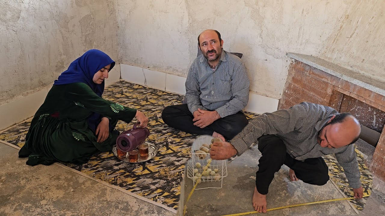 Is the new carpet the last piece of Ahmad and Farideh's dream for the stone structure?