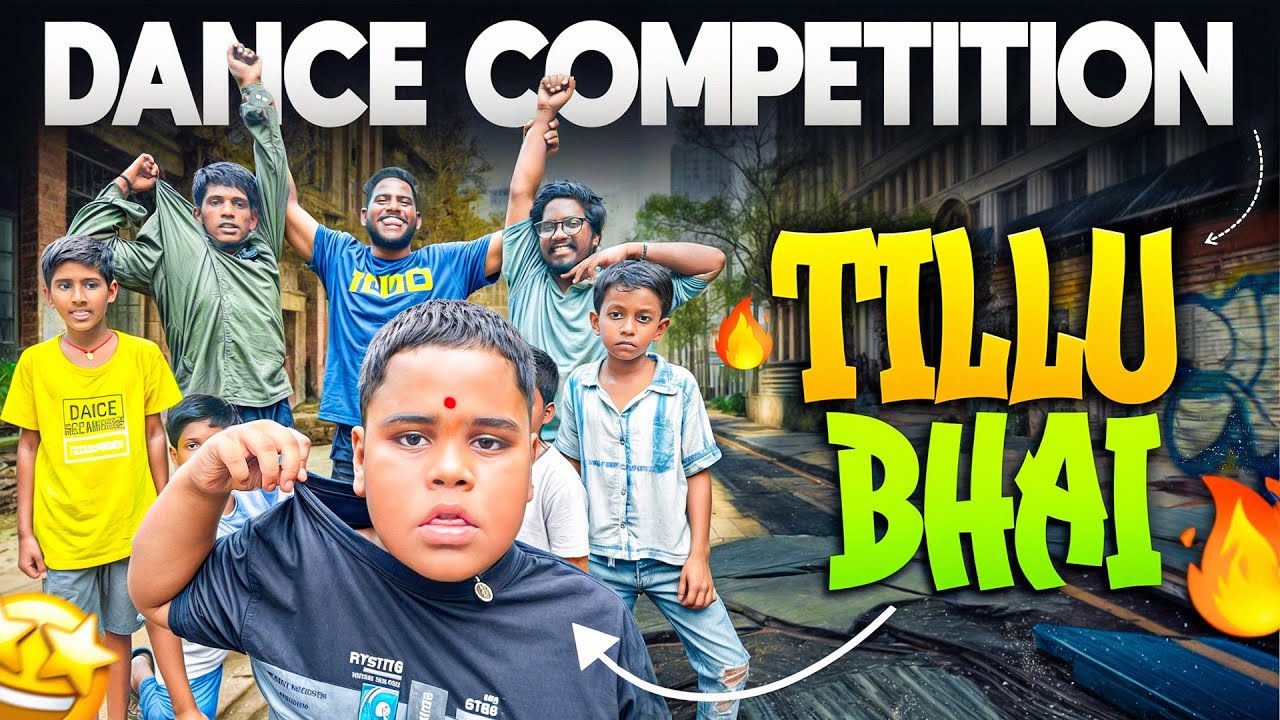 Tillu bhai on fire in dance competition #sridharmummy