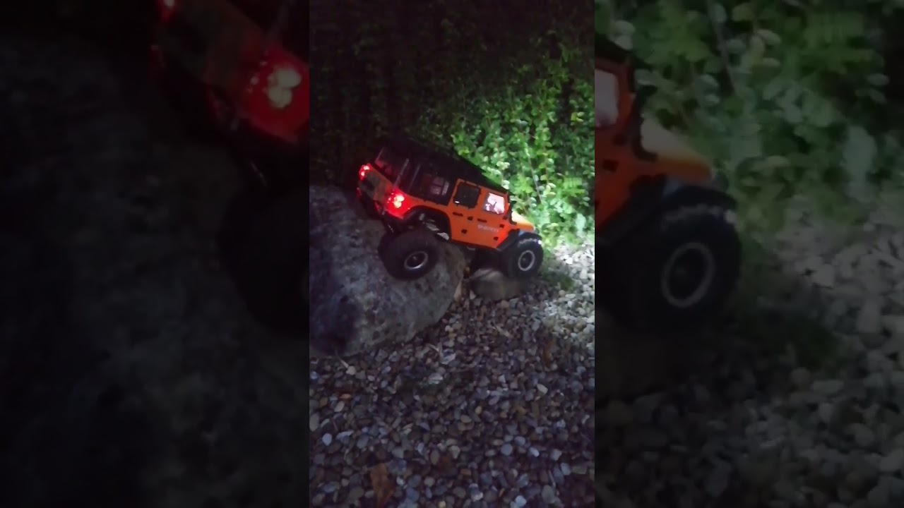 Absima Sherpa CR 3.4 Night Rock Crawling #shorts #rccrawler #sherpa