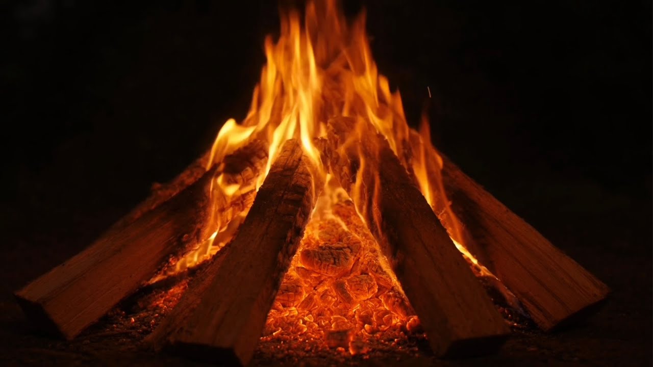 Campfire With God 🔥🙏 1 Hour Peaceful Prayer & Meditation Ambience | Relaxing Fire Sounds