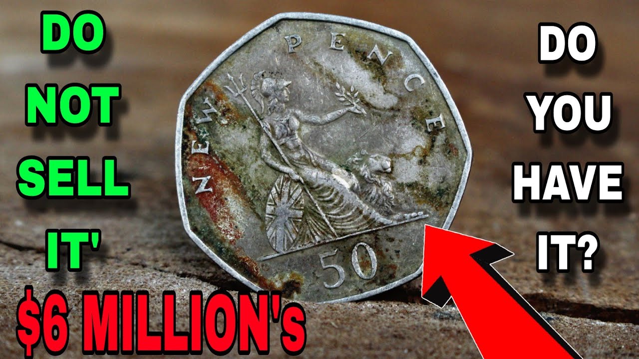HOLY GRAIL UK FIFTY NEW PENCE THE TOP 8 VALUABLE UK FIFTY PENCE COINS WORTH HUGE MONEY!50p Look for