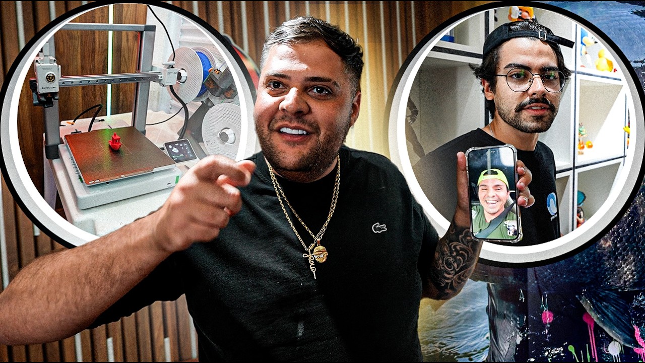 ENTREI PARA O  MUNDO DAS IMPRESSÕES 3D!! COMPREI UMA IMPRESORA 3D!! MOTIVADO PELO O JOÃO DO MMMV!!!