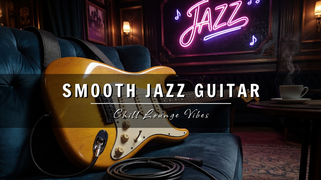 Smooth Jazz Guitar Music - Cool Cafe Vibes &bull; Relaxing Guitar Music for Cafe, Study & Work