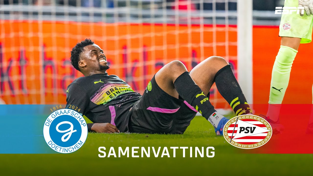 BLESSURE en EIGEN GOAL van Adamo NAGALO bij DEBUUT 👀 | Samenvatting De Graafschap en Jong PSV