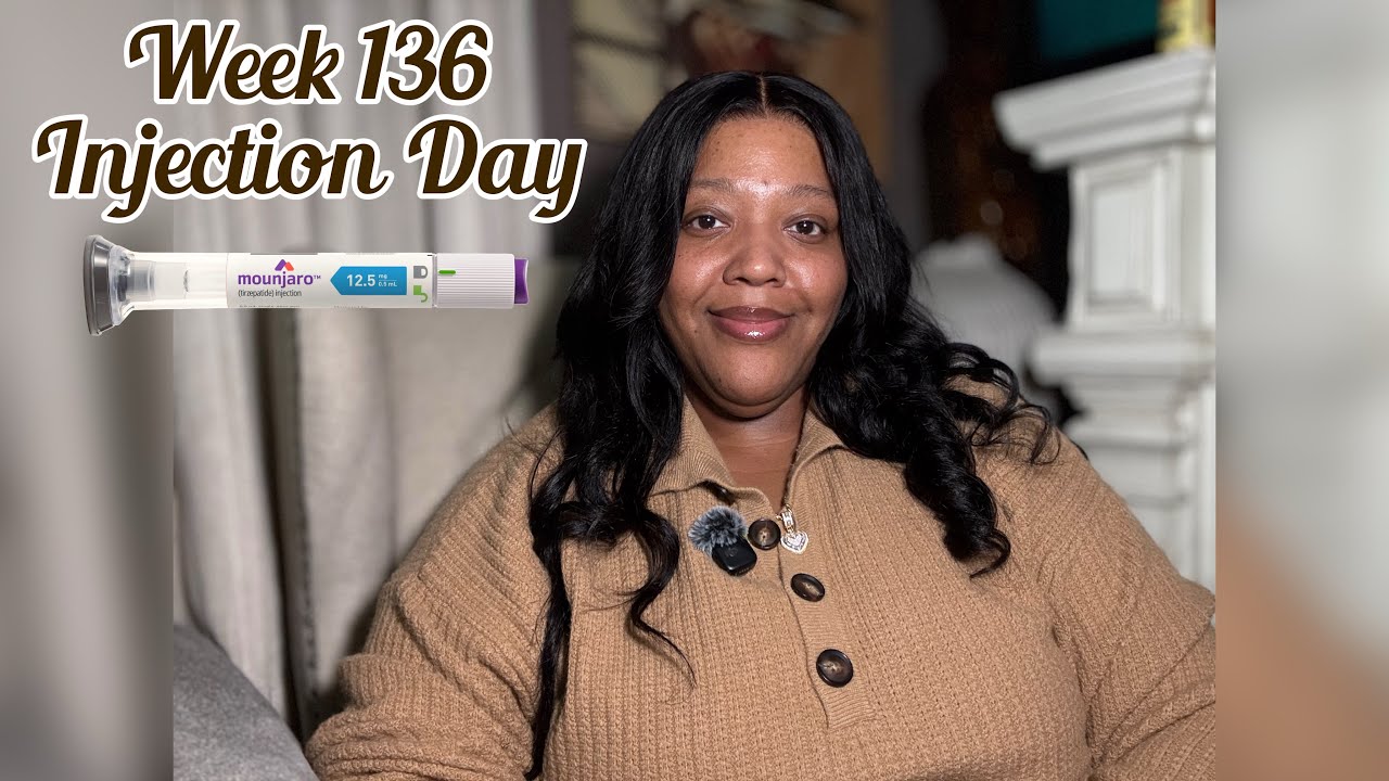 WEEK 136 | INJECTION DAY  | 12.5 MG MOUNJARO TIRZEPATIDE JOURNEY | RT ARM  | LIFE OF VIVI #mounjaro