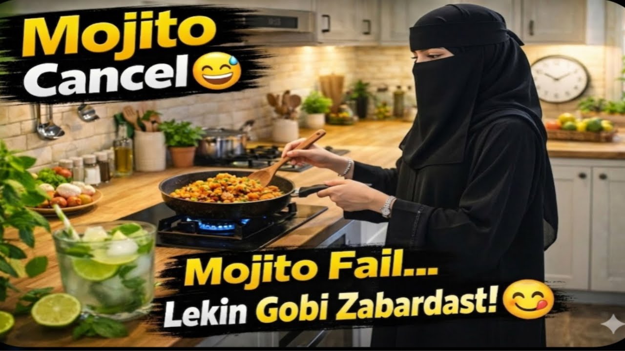 Mojito fail ho gaya | lekin Gobi ne sab jeet liya! 😋🍴 Dekho kaise bana!