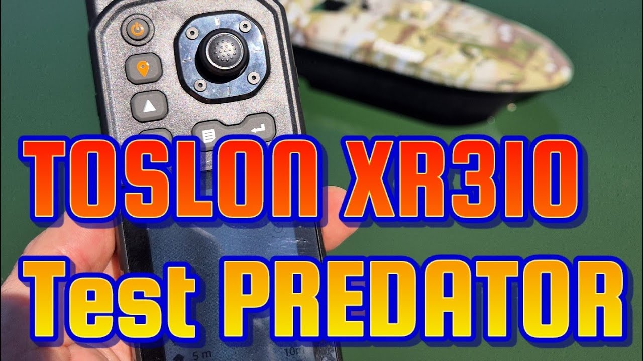 🔴 TOSLON XR310 GPS & PREDATOR BAITBOAT ®️©️™️🇮🇹