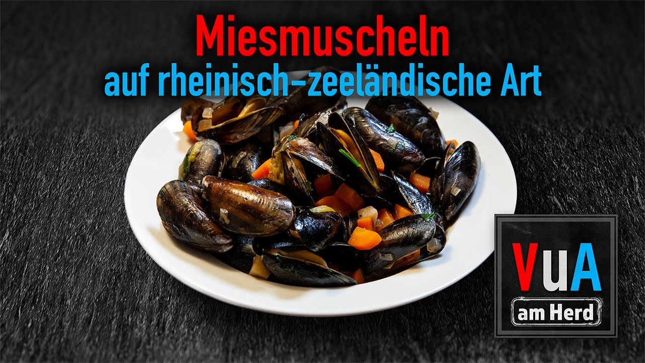 Miesmuscheln - Verkocht und Abgedreht am Herd