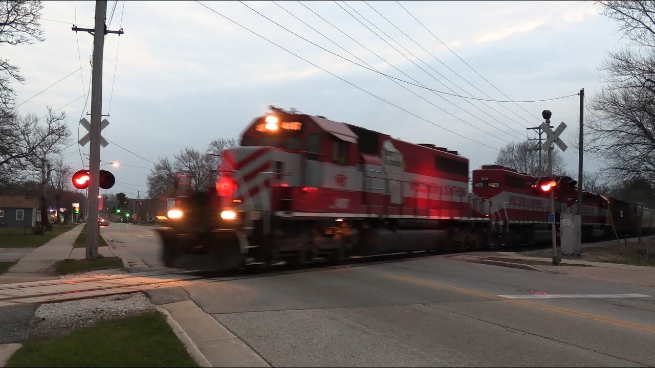 Evening Freight through North Prairie