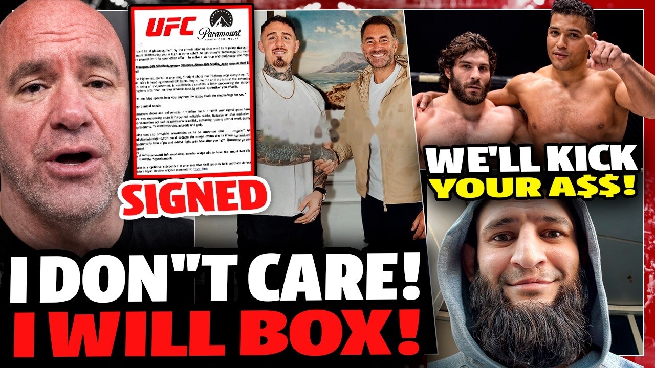 DANA WHITE REACTS to Tom Aspinall Signing With Eddie Hearn! Costa & Poullas WARN Khamzat!