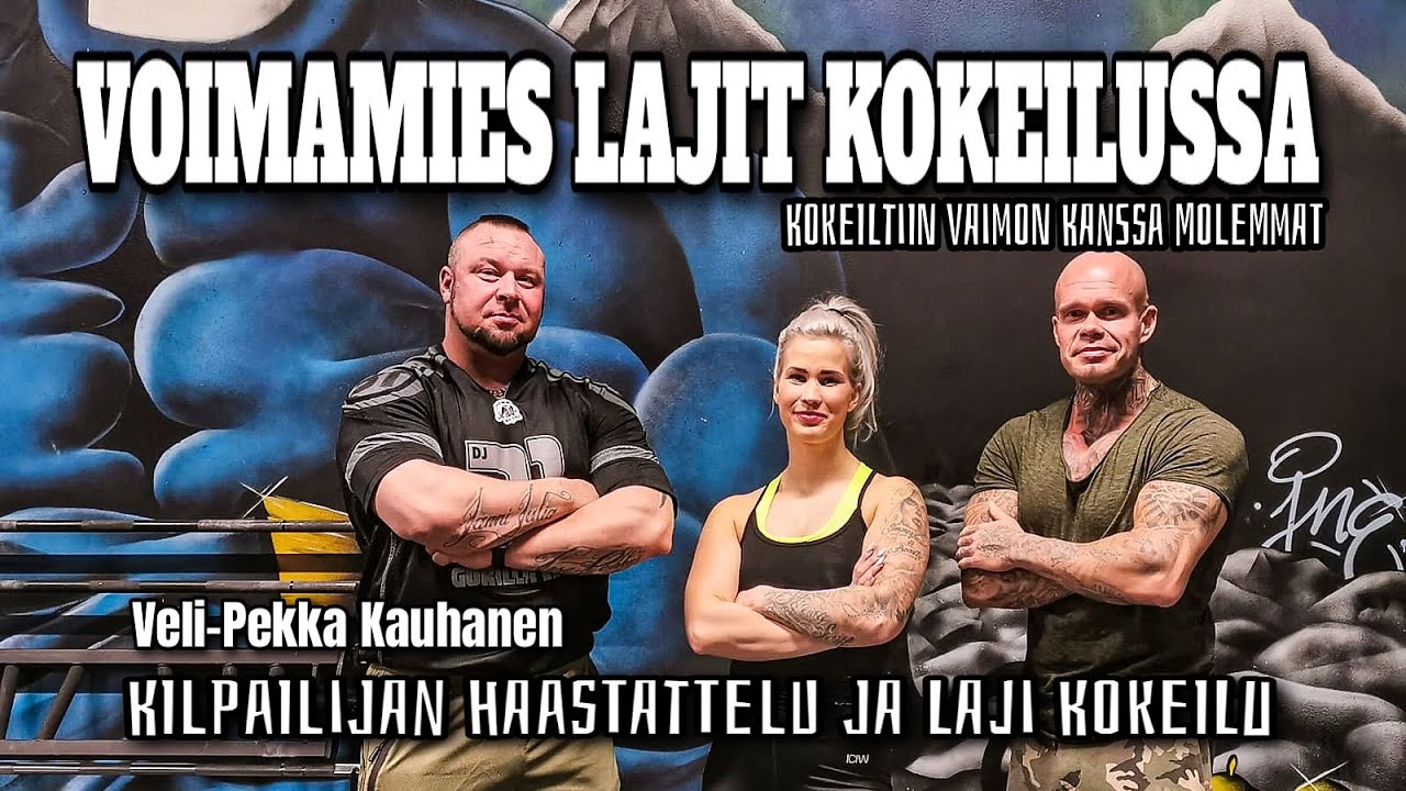Voimamies lajit kokeilussa! Kilpailijan haastattelu ja lajikokeilua! | HENEBHM