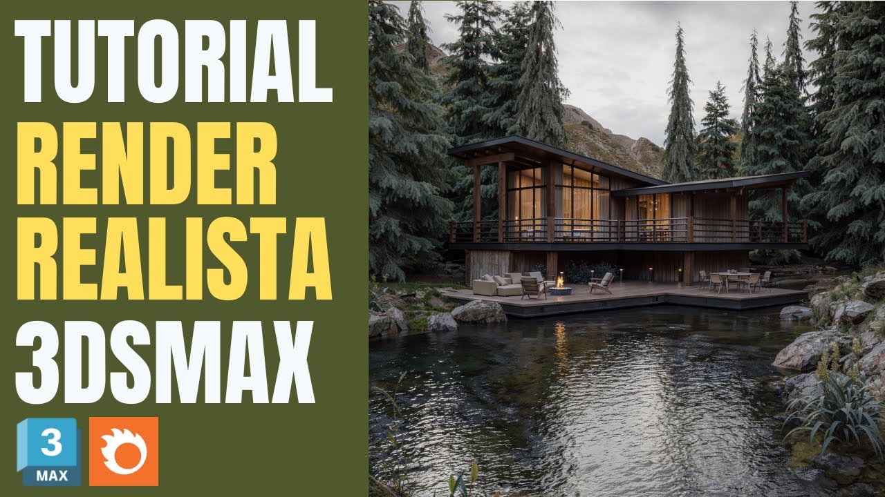 TUTORIAL desde cero para hacer un render Exterior Realista | 3dsmax & Chaos corona
