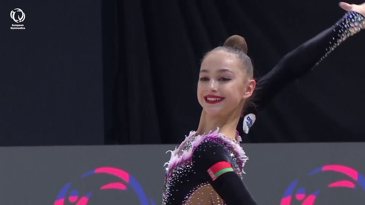 Dina AGISHEVA (BLR) - 2020 junior European Champion, rope