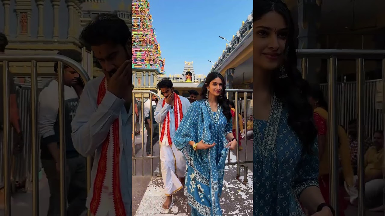 Team #CoupleFriendly at Kanaka Durga Temple Vijayawada | Santosh Soban | Manasa Varanasi | #ytshorts