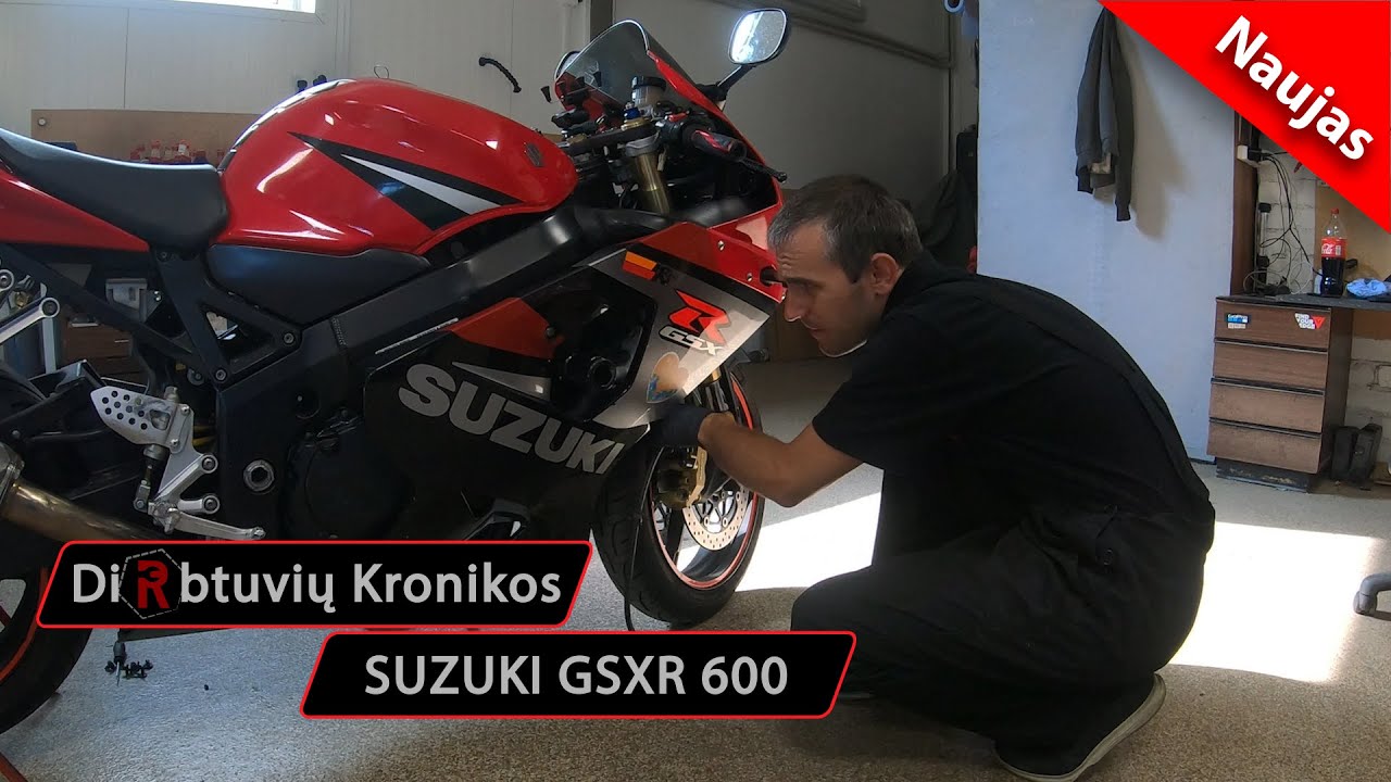 Dirbtuviu Kronikos - Suzuki GSXR 600 *stabdziai *sankaba + kriakria  2019  Kawasaki Z900 *paruosimas