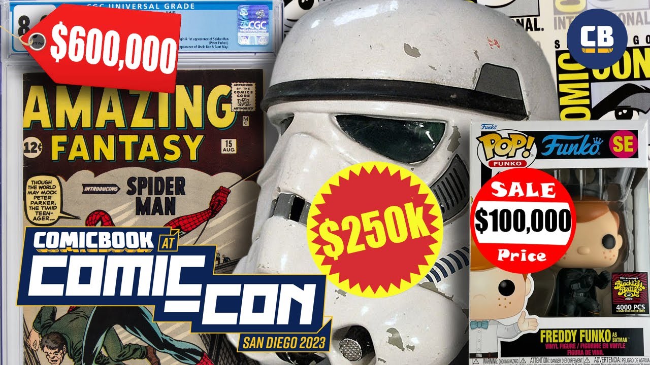 We Found Comic Con's Most EXPENSIVE Collectibles!