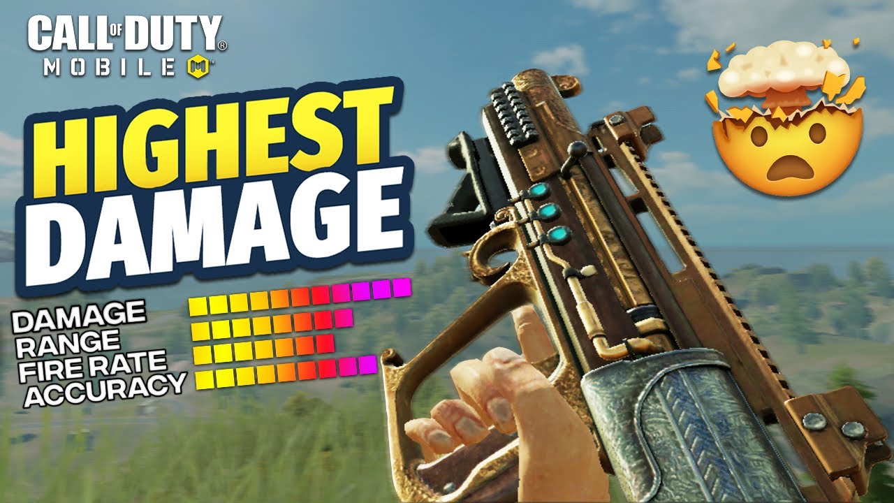 HIGHEST DAMAGE SMG in BATTLE ROYALE 😍| COD MOBILE | SOLO VS SQUADS