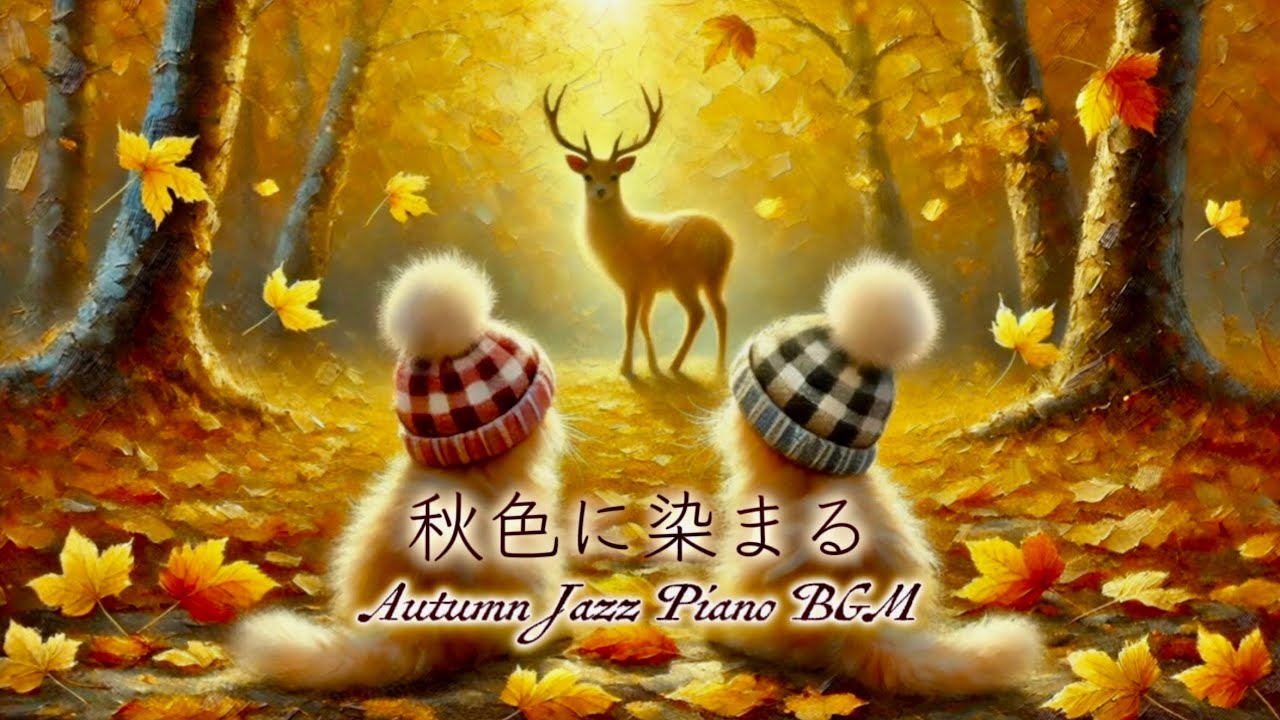 リラックスBGM🍁秋色に染まるやさしいジャズピアノ｜Relaxing Jazz Piano Music