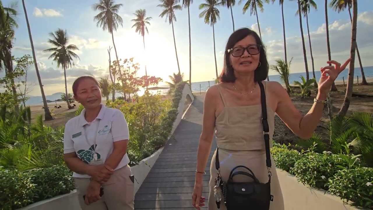 hotel elizabeth hotel resort and villas in san vicente palawan with precy ceruana.
