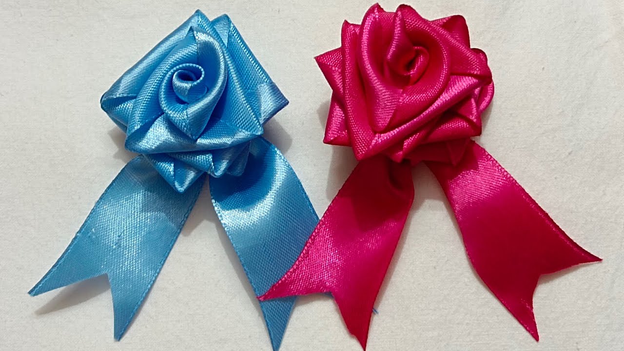 #ribbonflowermaking/#ribbontricks/#satinribbonflowers 