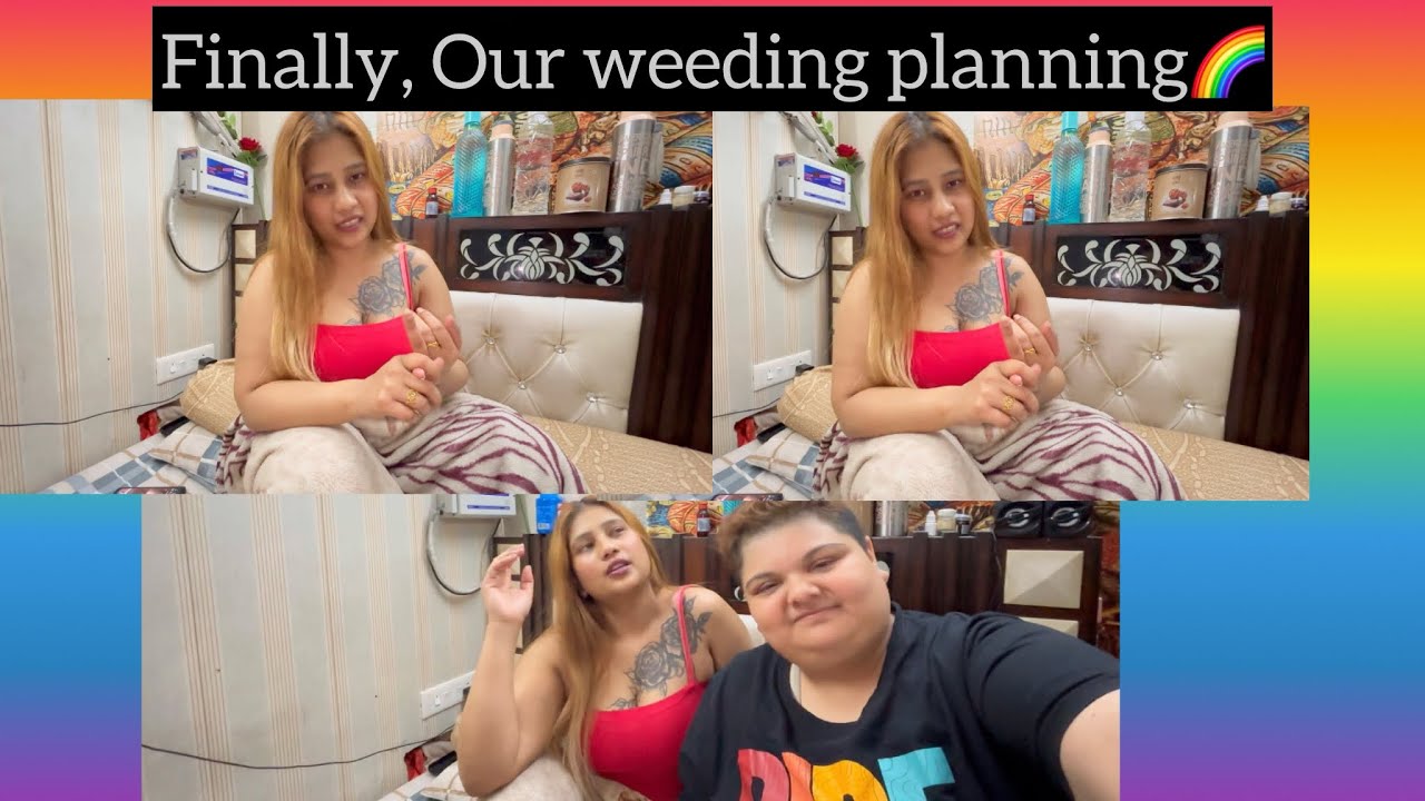 ￼ Shaadi planning #lasbiencouples wedding vlogs coming soon 🌈🥳