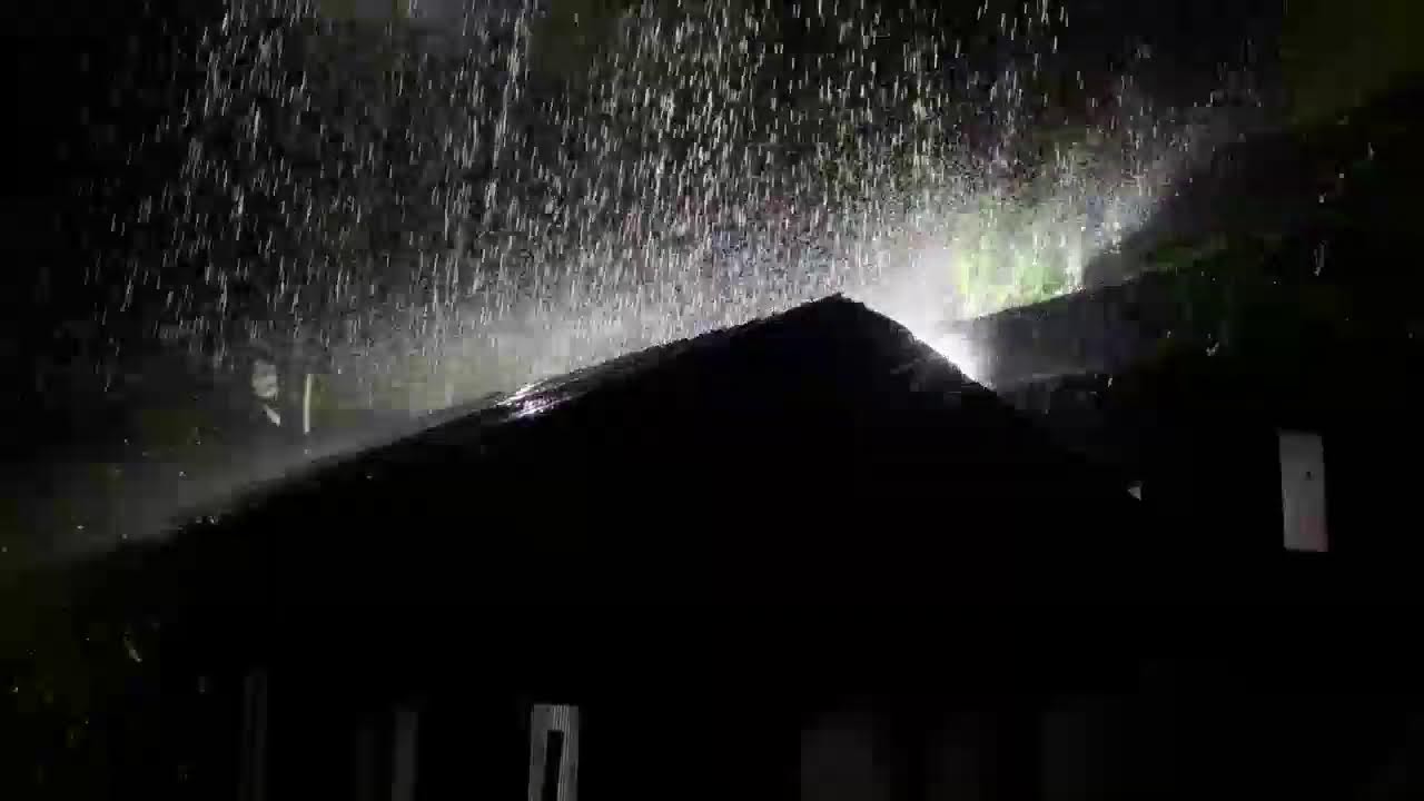 Fall Asleep in 3 Minutes 🌧️ Heavy Rain and Thunder on Tin Roof for Deep Sleep and Stress Relief #1