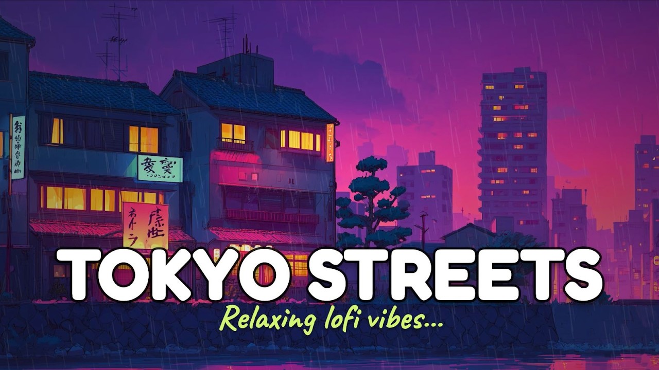 90's Mind Ease Rainy Tune's 🎶| Lofi / Music / Quiet AM Waves 🎧 | Tokyo Tape Hiss Dreams